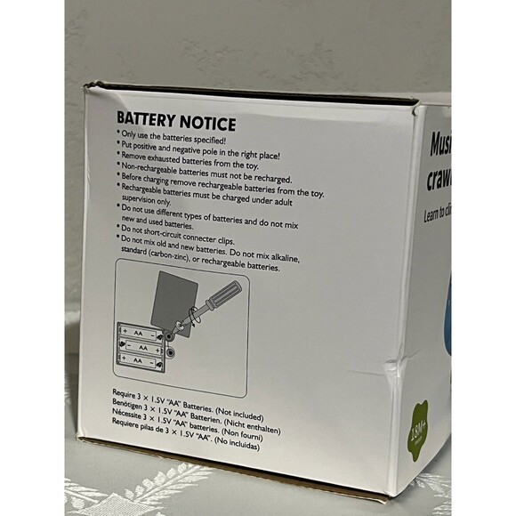 Musical Crawling Baby Toys 18 M+ Boy Girl Gift, Light Up Elephant - Picture 2 of 8